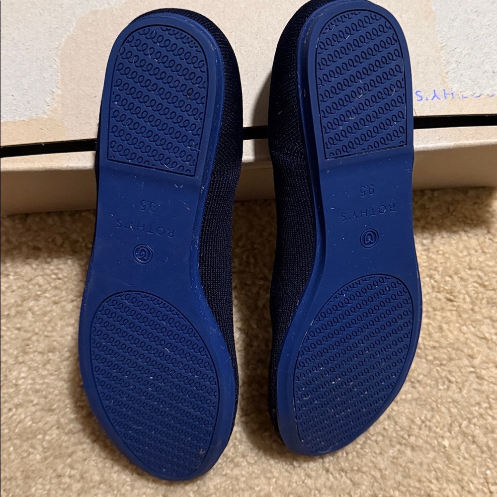 Rothy's Navy Solid Round Toe Flats - image 3